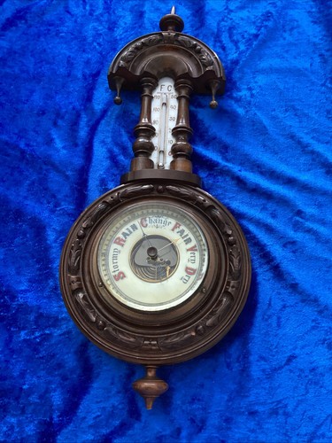 Aneroid barometer antique - aneroid,