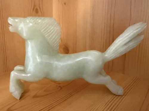 Vintage jade horse - jade,