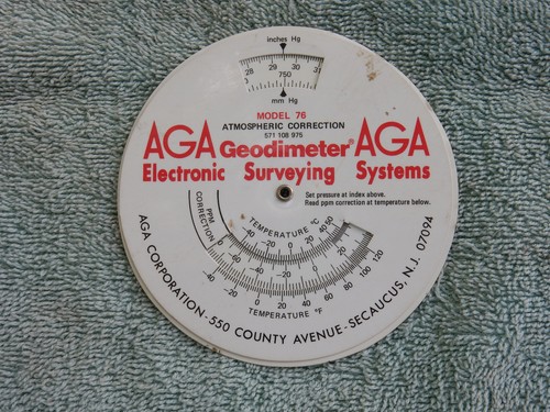 Aga geodimeter model - model, 76-