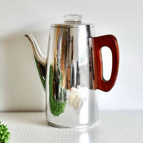 Stovetop coffee percolator pot - stovetop,