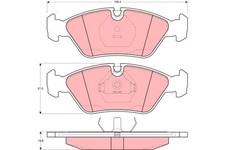 FRONT BRAKE PAD SET DISC BRAKE