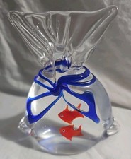 MURANO Heavy Art Glass Fish in