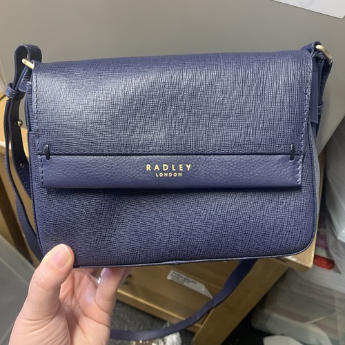 Radley navy blue crossbody - radley,