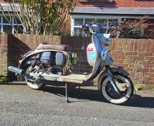 Lambretta Seat Series 1 and series 2 Leather Scoots and Soul bolt down seat
