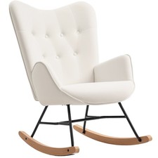 Homcom upholstered velvet - upholstered,