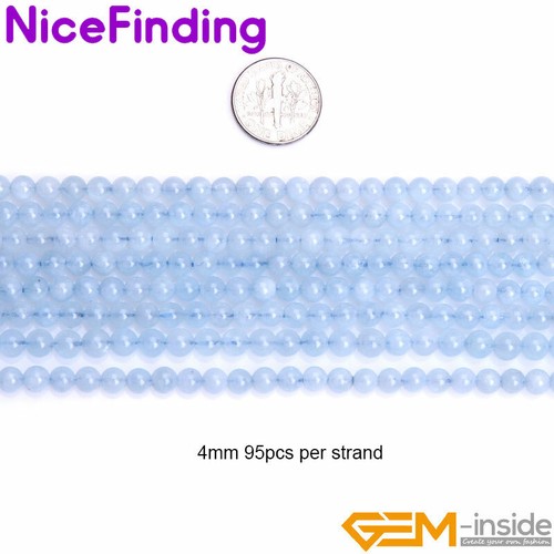 Natural round blue - round, aquamarine