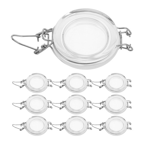 Pcs glass containers with - glass,