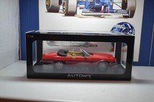 AUTOart MODELS - JAGUAR XJ-S CABRIOLET - RED  - 1/18 SCALE MODEL CAR - 73572
