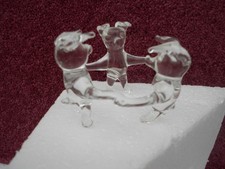 Hand Blown Glass Circle of 3
