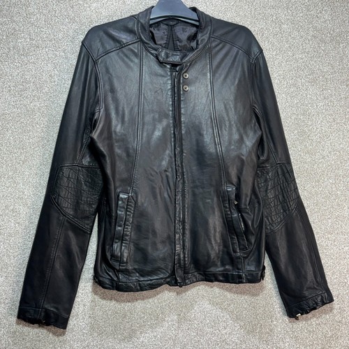 Diesel mens leather jacket - mens,