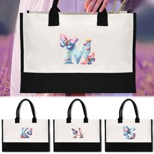 26 Letter Classic Jute Shopper