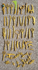 Lego Ninjago Minifigure Golden Weapons Bundle Swords Polearms, Tridents, Stars