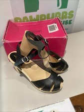Hasbeens Swedish Black Sandals