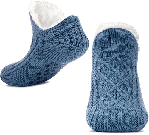 Fluffy slipper socks - slipper, for