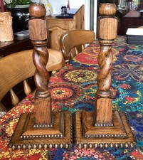 Antique Pair Of Candlesticks
