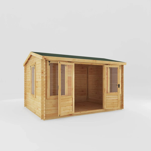 Premium log cabin - log, 13x10ft