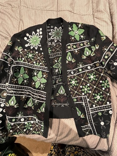 Zara embroidered mirror - embroidered,