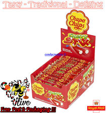 1 - 1000 Chupa Chups CHERRY STIX 10g Cherry Flavoured Stick Sweet Retro