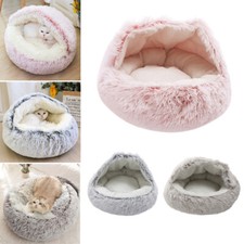 Plush Pet Cave Bed Dog Cat