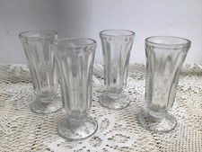 Vintage Pressed Glass SMALL 13.5cm Tall Sundae Knickerbocker Glory Glasses Dish