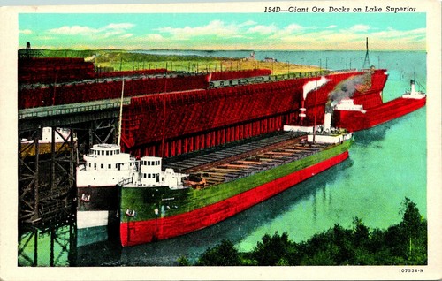 Giant ore docks - giant, lake