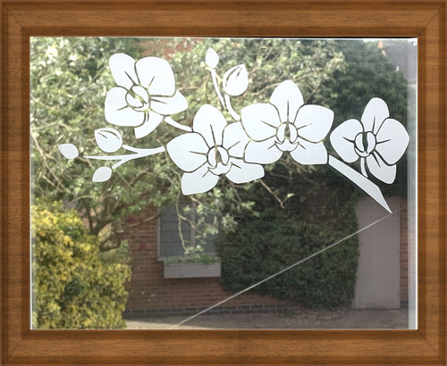 Etched glass vinyl - etched,