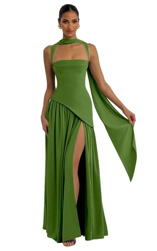 Chiffon bridesmaid dress - bridesmaid,