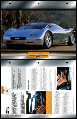 Audi avus 1991 prototypes - audi,