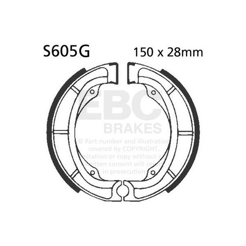 Ebc grooved brake - brake, set