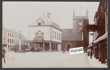 Postcard Wallingford nr Didcot Oxfordshire farm machinery in Market Place RP