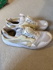 PUMA Trinomic Disc White/off White Size 10, Worn But In great Condition