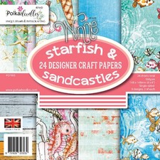 Starfish & Sandcastles 6" x 6"