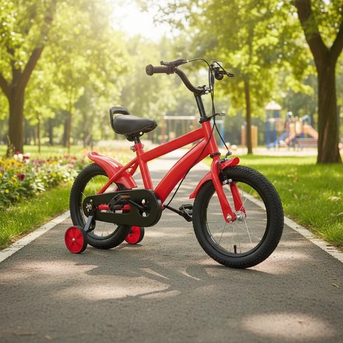 Kids bike with stabilisers - bike,