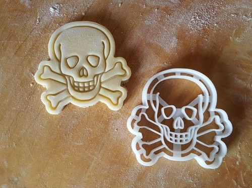 Poison skull cookie pastry - cookie,