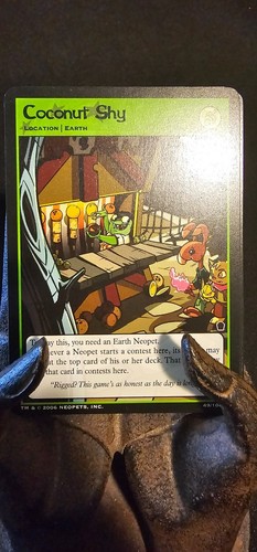 Neopets coconut shy uncommon - neopets,