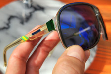 Carrera  ' GRANDPRIX 2 WC- CSU1G '  Polarized Blue Lenses Clear Sunglasses RARE