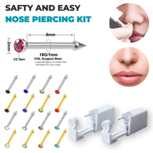 Disposable nose ear - ear, piercing