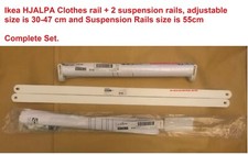 Ikea HJALPA Clothes rail + 2