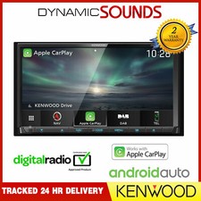 Kenwood DNX7190DABS 7" CarPlay / Android Auto Bluetooth DAB+ Sat Nav GPS Stereo