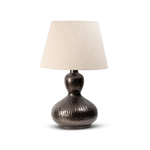 Lamp large antique bronze - large,