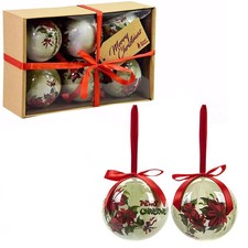 6 Luxury Baubles Christmas