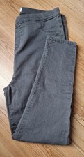 Ladies Size 18 Grey High Waisted 27 Leg Jegging Jeans Trousers Peacock Denim 365