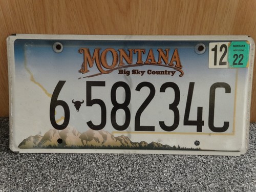 Montana 58234c usa license - montana,