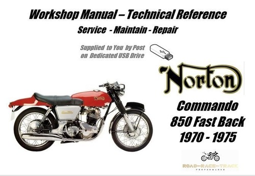 Norton commando 850 fast back - norton,