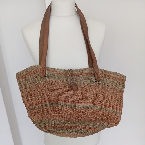 Vintage sisal woven market - vintage,