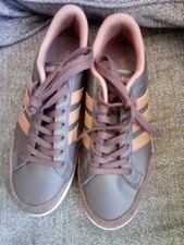 Mens Adidas Neo Brown Leather