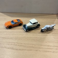 VINTAGE MATCHBOX SUPERFAST LOT SCRAPYARD MONTEVERDI HAI, MODEL A FORD, HONDA 750