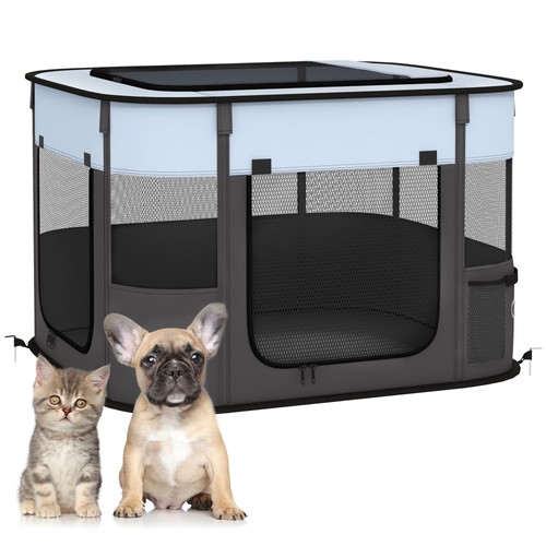 Pawhut portable dog pen - pawhut,