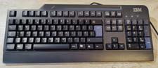 Vintage IBM PS2 Keyboard KB-0255 Black, Qwerty PS/2 - Tested, Excellent