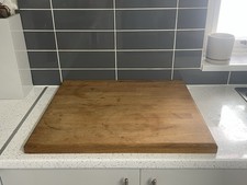 Large Solid Oak Butchers Block